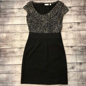 Beautiful NY&Company black/white work dress size 6